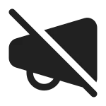 Megaphone Off SVG Icon